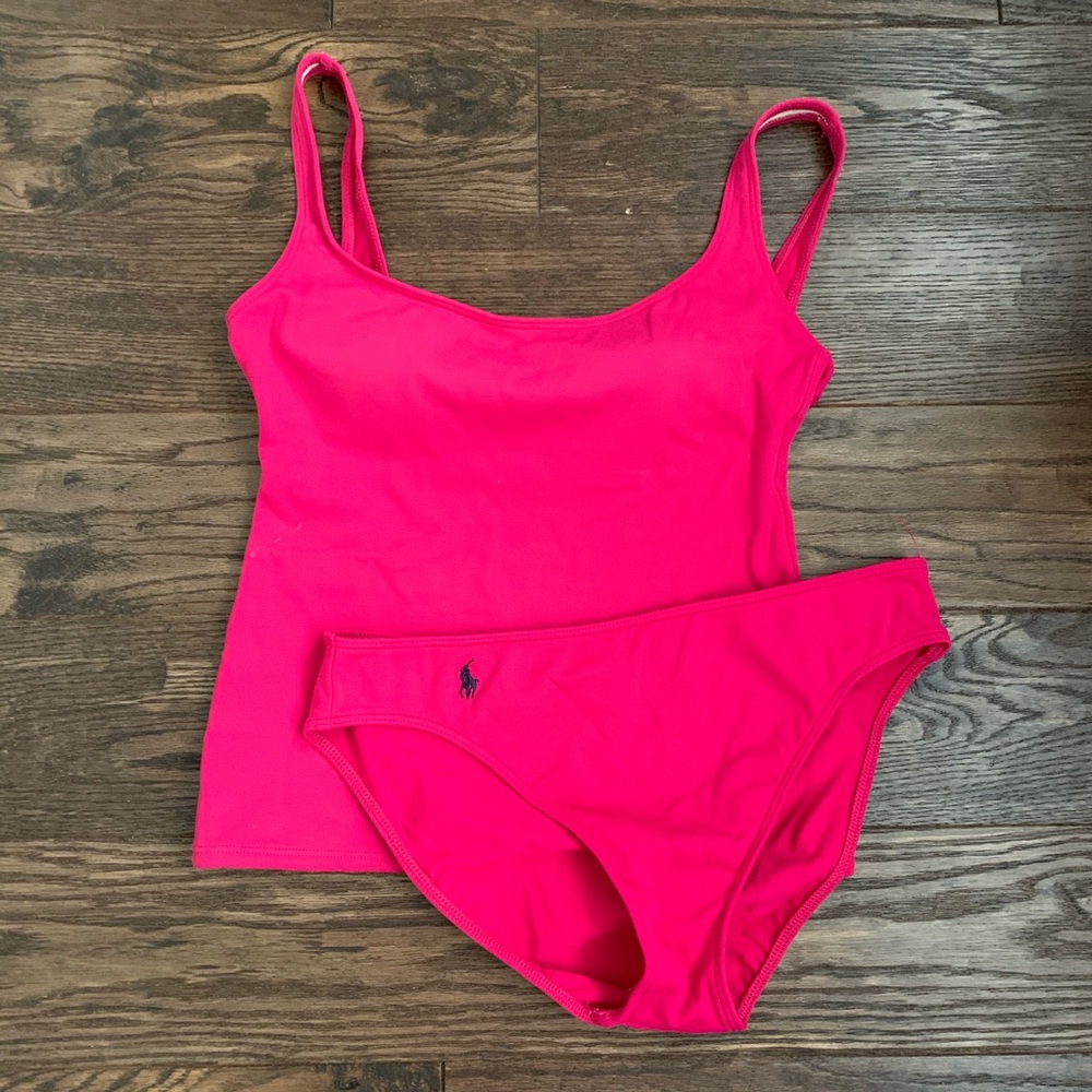 Ralph Lauren tankini hot pink 6